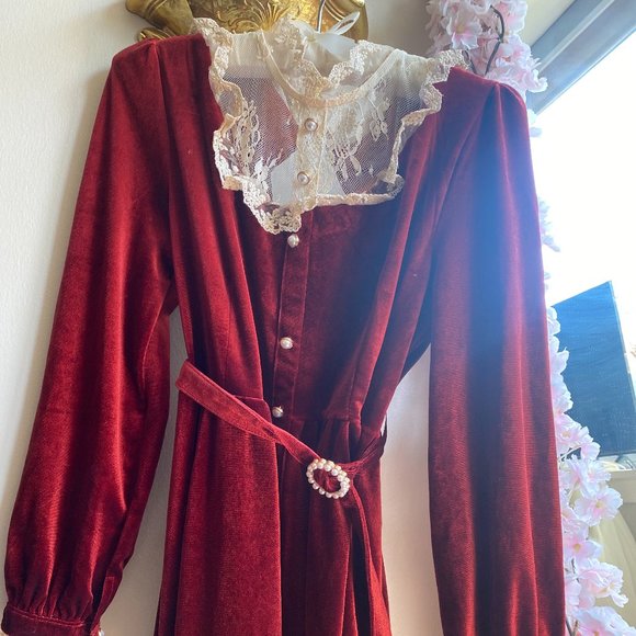 Vintage Dresses & Skirts - Vintage Velvet Dress - NWT